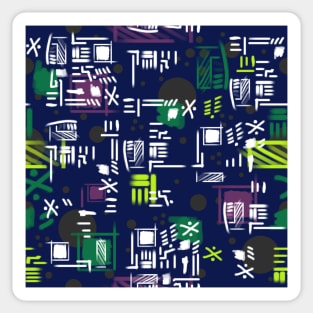 Abstract shapes Sticker